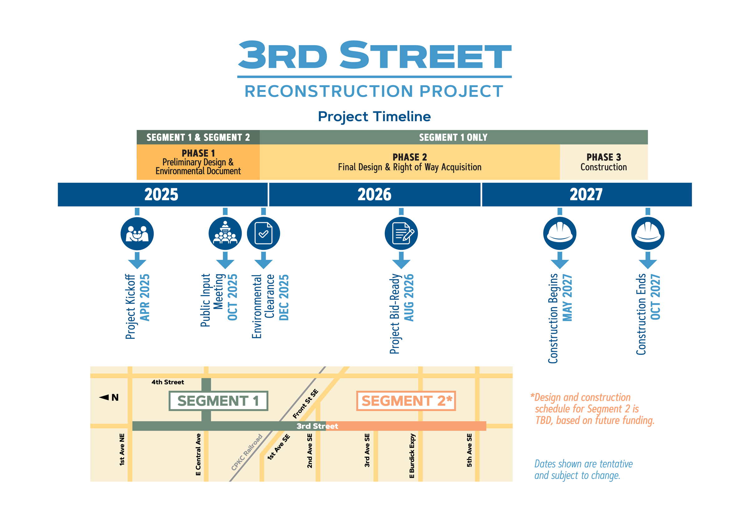Schedule | 3rd Street Reconstruction